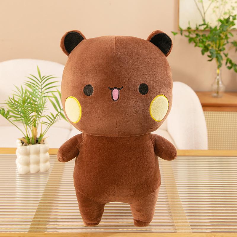 

Плюшевая игрушка панда One Two Boo – Милая кукла-подушка в подарок 30cm 0.23kg коричневый