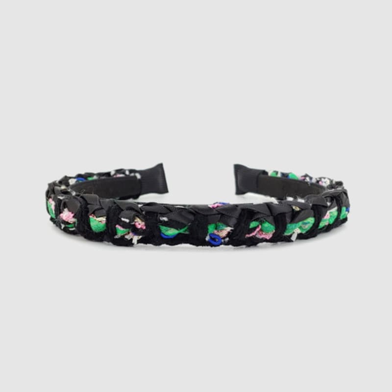 

LALA Твидовая повязка для волос P-Зеленый FREE