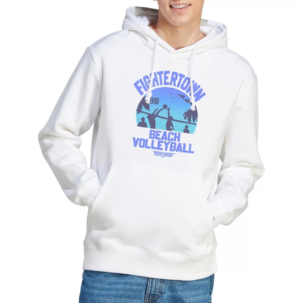 Top Gun Mens Volleyball In Jeans Hoodie