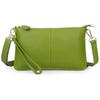 Genuine Leather Women's Crossbody Bag with Wrist Strap - Top Layer Cowhide Shoulder Bag