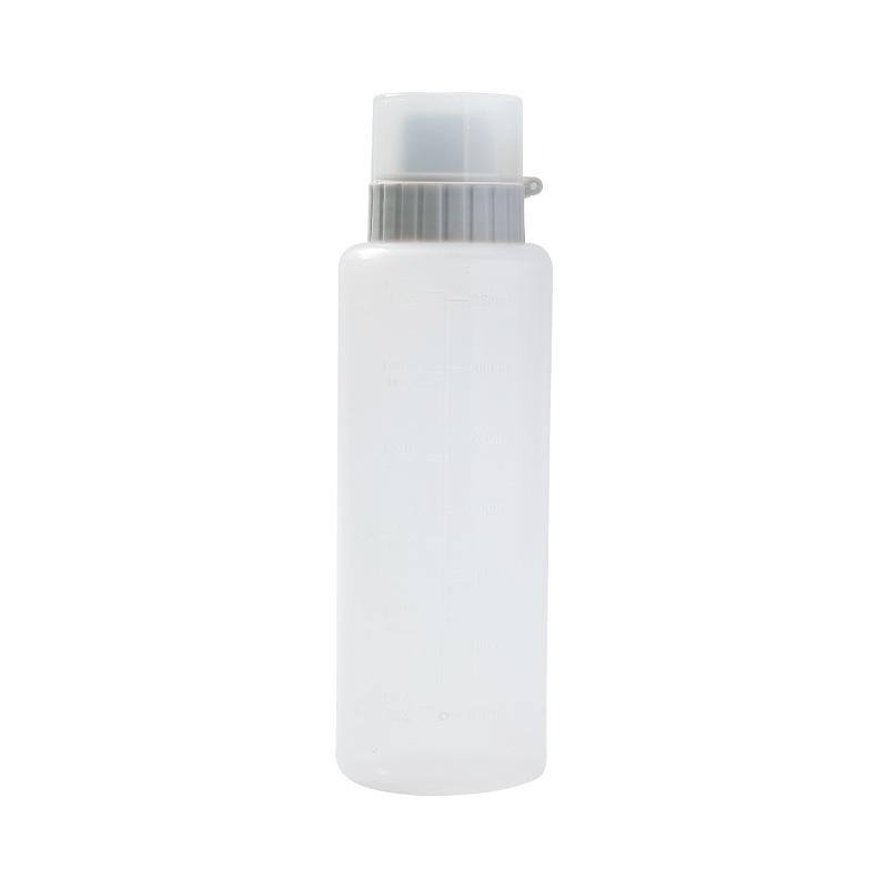 

350ml Household 5 Hole Large Caliber Seasoning Bottle with Lid Clear Plastic Cream Honey Tomato Salad Dressing Squeeze Bottle серый