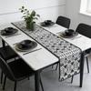 Washable Premium Cotton Linen Table Runner Daily Kitchen Table Decor