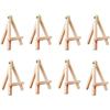 Eduway 10 Inch Mini Wooden Easel Tripod Stand for Sketch Accessories/Natural Craft/Art/Painting/Mini Canvas/Business Car