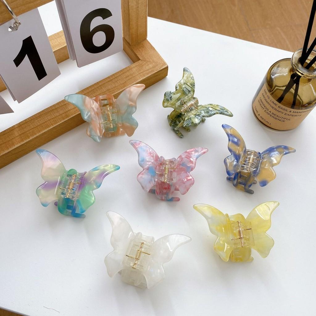 Stylish Korean Butterfly Hair Claw Clip Vibrant Colors For Women Handcrafted Accessory