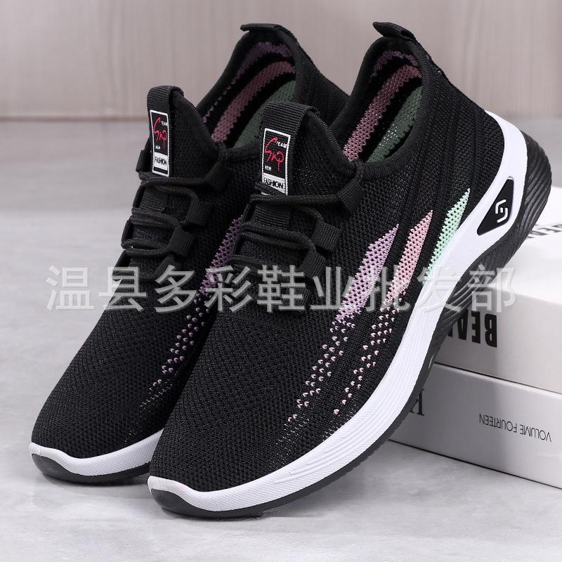 

Новые кроссовки на шнуровке для весны и осени: удобные, дышащие, легкие и повседневные кроссовки для ходьбы из вязаного материала 36