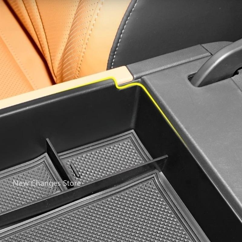 For Geely Galaxy Starship 7 2025 2026 Car Styling Center Console Armrest Storage Box Compartment Organizer Cover Upgrade Parts