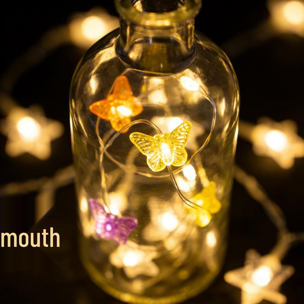 Sunflower LED String Lights: Copper Wire with Bee, Flamingo, and Butterfly Shapes for Festive Decoration