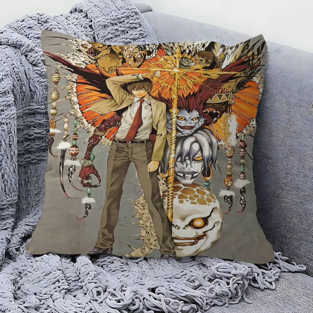 Anime D-Death Note Lucky Dragon Pillow Cover Sofa Cushion Cover Home Room Decoration Children Gift