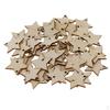 50 Pieces Unfinished Star Shapes Wooden Board Tags – Cutouts 35mm with 2