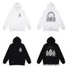 New Chrome Hearts Sanskrit Cross Cropped Hoodie