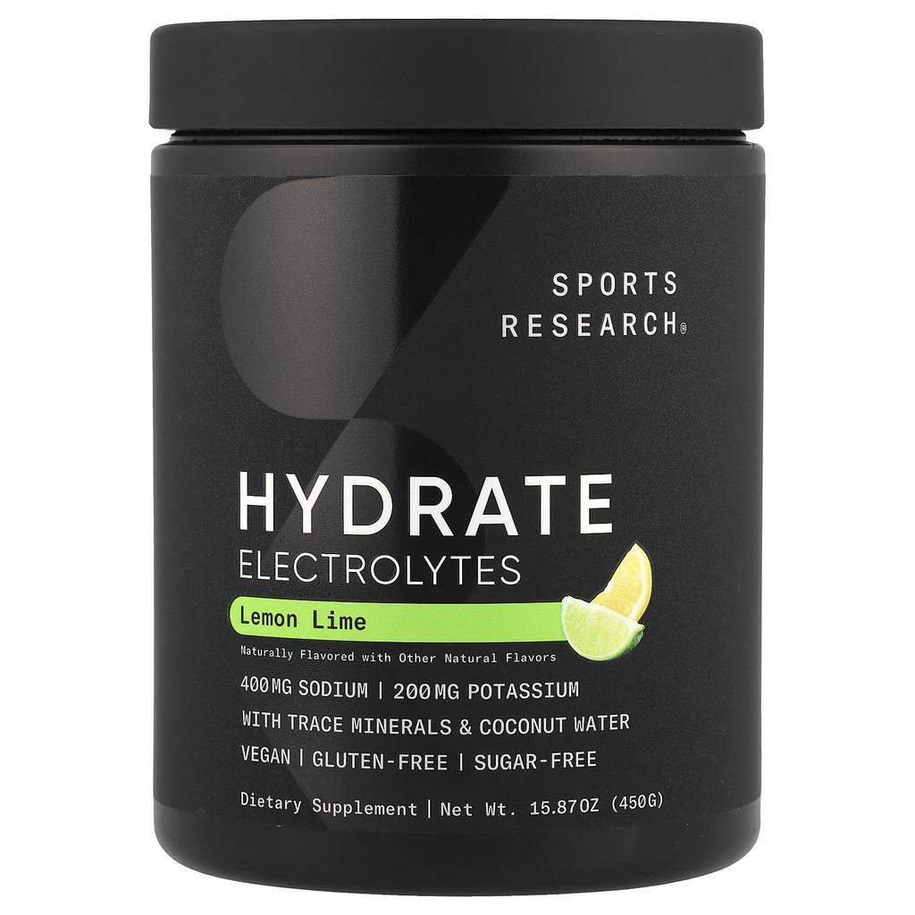 Hydration, Electrolyte, Lemon Lime, 450G(15.87Oz)