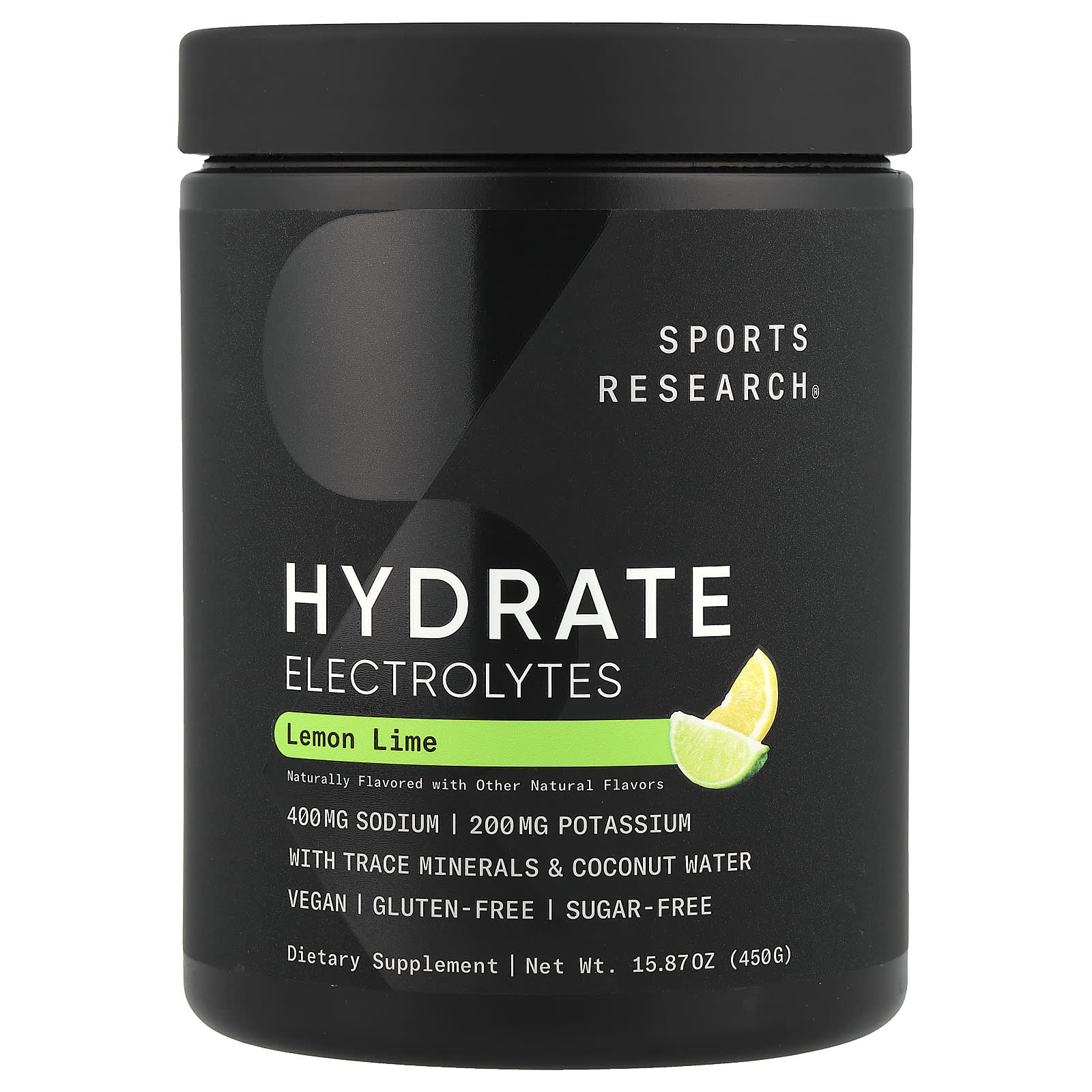 

Hydration, Electrolyte, Lemon Lime, 450G(15.87Oz)