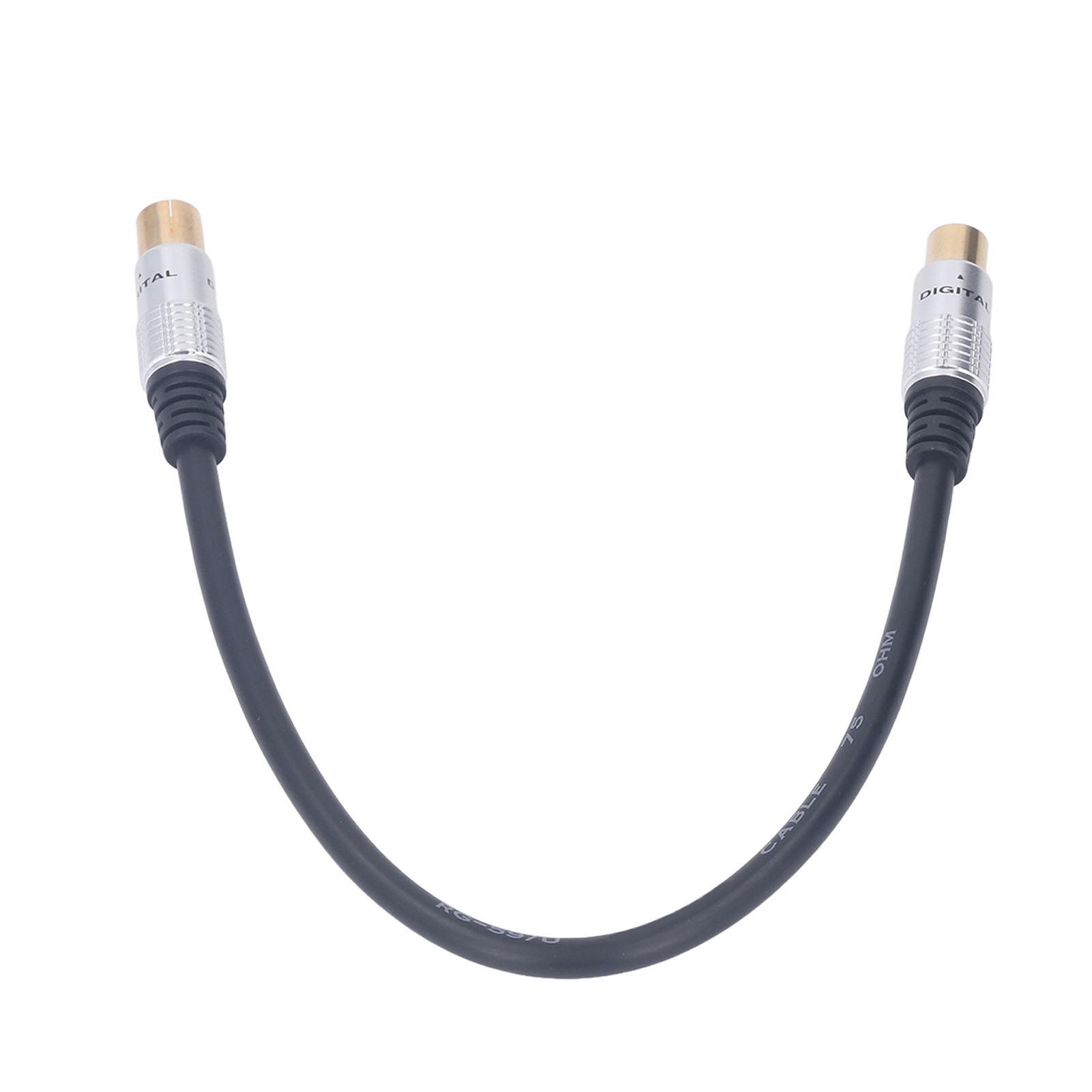 

ТВ 9,5 мм Штекер-Гнездо Кабель Золотое Покрытие Разъемов Коаксиальный Кабель Провод ТВ-сигнала для Спутникового ТВ Кабельный Модем