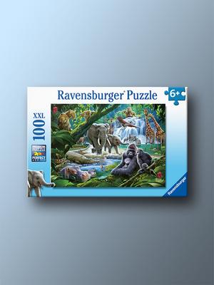 Ravensburger Jungle Family XXL 100-Piece Puzzle for Ages 6+