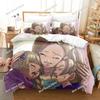 New Dragon Quest Bedding Set Single Twin Full Queen King Size Bed Set Adult Kid Bedroom Duvetcover Sets Anime