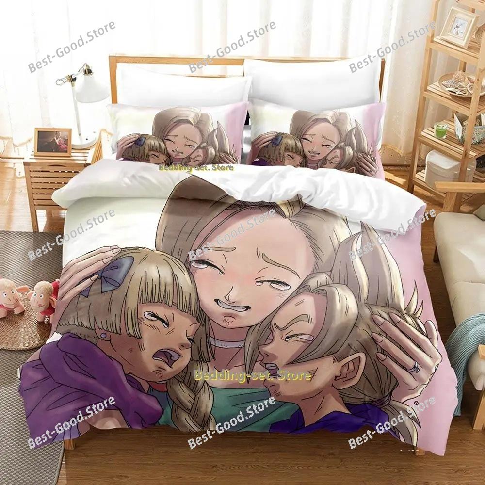 Neues Dragon Quest Bettwäscheset Einzelbett Twin Bett Vollbett Queen Size King Size Bettwäscheset für Erwachsene Kinder Schlafzimmer Bettbezug-Sets Anime