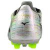 Mizuno A II Elite Comfortable Soft AG (Rubber Short Studs) Non-Slip Wear-Resistant Soccer Shoes Men Soccer Shoes Silver P1GA256309