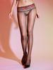 Fashion Rose Print Seamless Pantyhose Sexy 1D Oil Shiny Stocking Sheer See Through Exotic Tights Low Waist Traceless Pantyhose