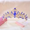 Baroque Queen Princess Crown Rhinestone Diadem Headwear Bride Tiaras  Luxurious Prom