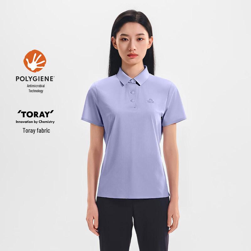 Pelliot Women's Quick-Dry UV Protection Polo T-Shirt