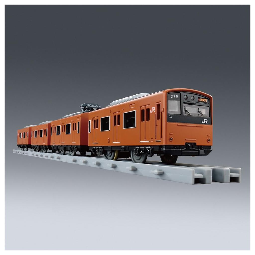 Takara Tomy Plarail Real Class 201 Series Commuter Train West (JR Japan, Orange)