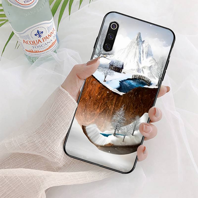 Summer Coconut Phone Case for Xiaomi Mi 5 6 8 9 10 Lite Pro SE Mix 2s 3 F1 Max2 3