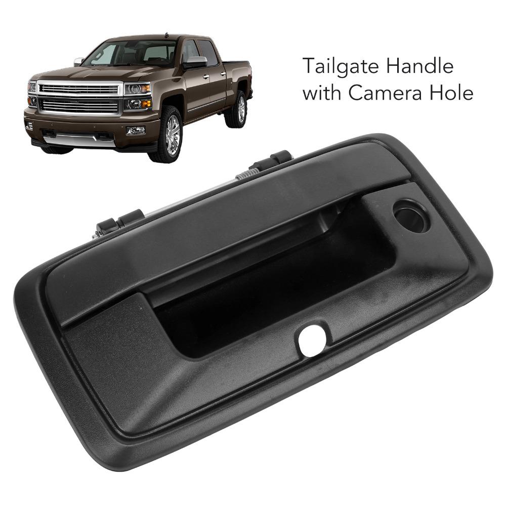 Black Tailgate Handle for Silverado 2014‑2015 /Sierra 2014‑2015 Rear Component Swap