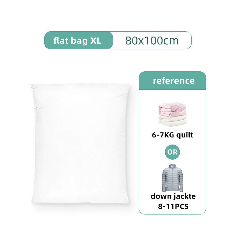 No Pump Required Vacuum Compression Bag For Storing Clothes Clothing Empty Packed Bags Storage Organizer Travel Accessories