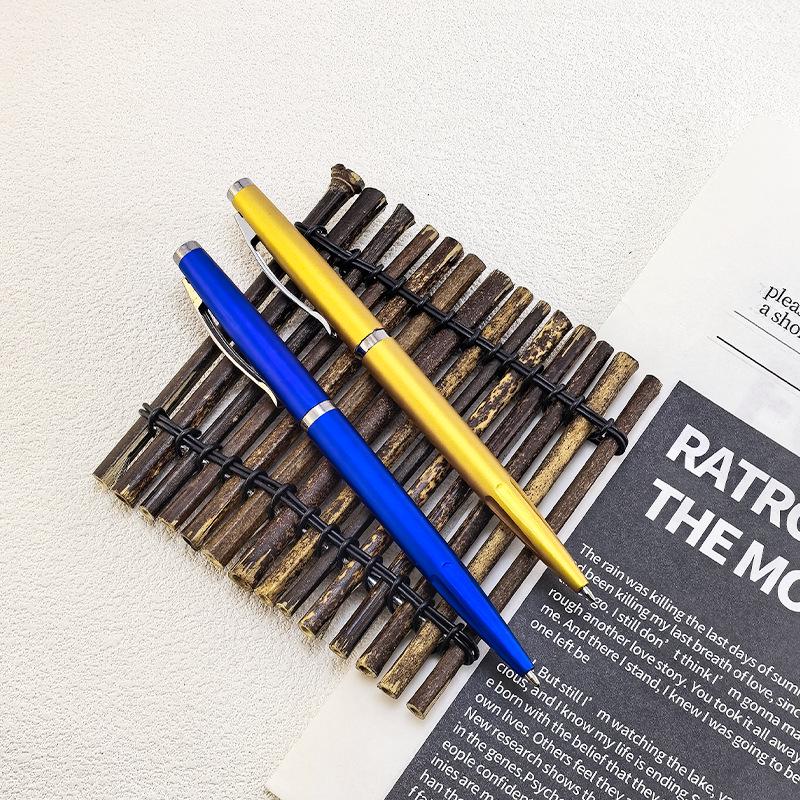 Business Office Imitation Metal Ballpoint Pen with Custom Logo for Hotel and Conference Gifts