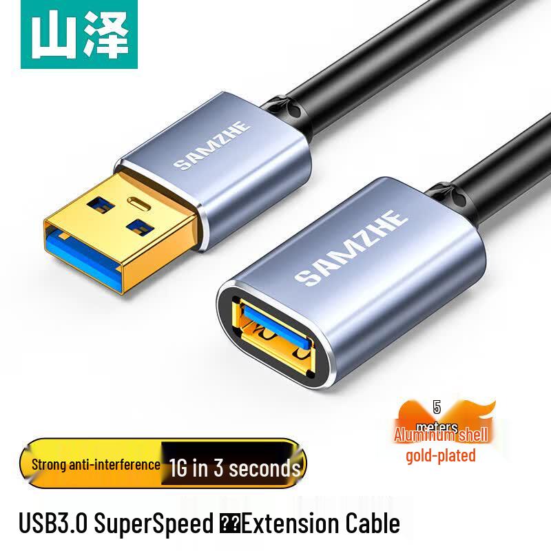 High-Speed USB 3.0 Male-to-Female Extension Cable