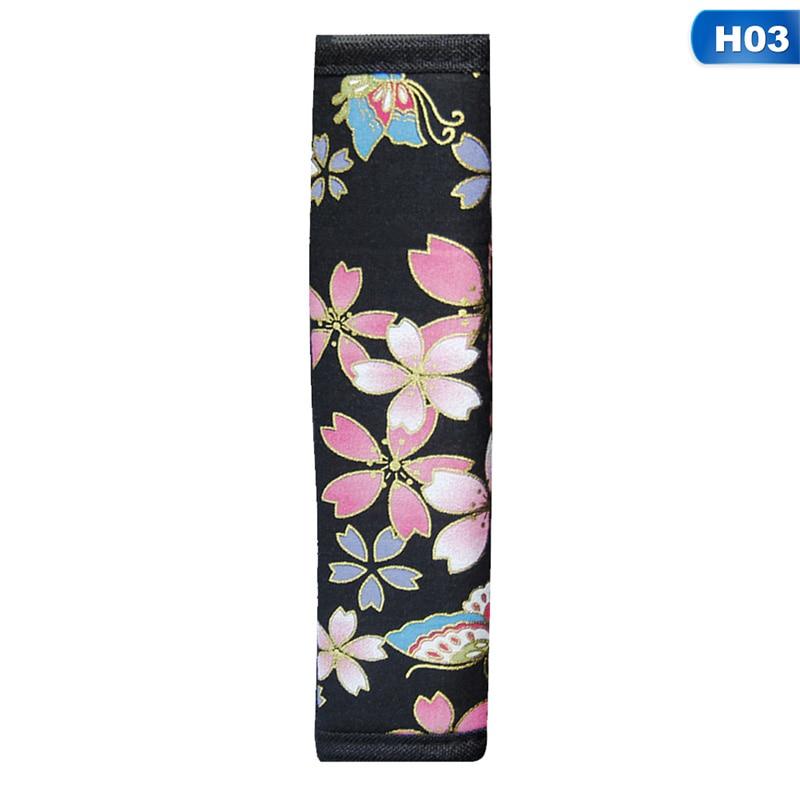 Cherry/ Plum Blossoms Car Truck Safety Belt Covers Safety Belt Shoulder Pads Protection Pad