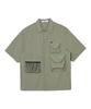 Nontaib Nylon Luggage Fisherman S/S Shirts (Khaki)