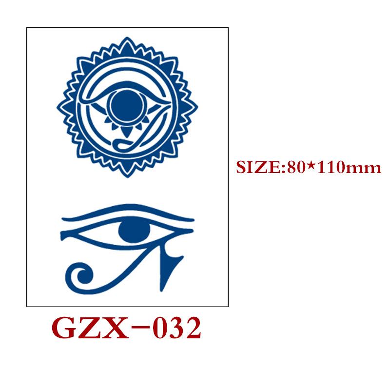 Herbal Semi-Permanent Tattoo Sticker, Semi-Permanent Tattoo Sticker, Waterproof, Sweat-Proof Tattoo