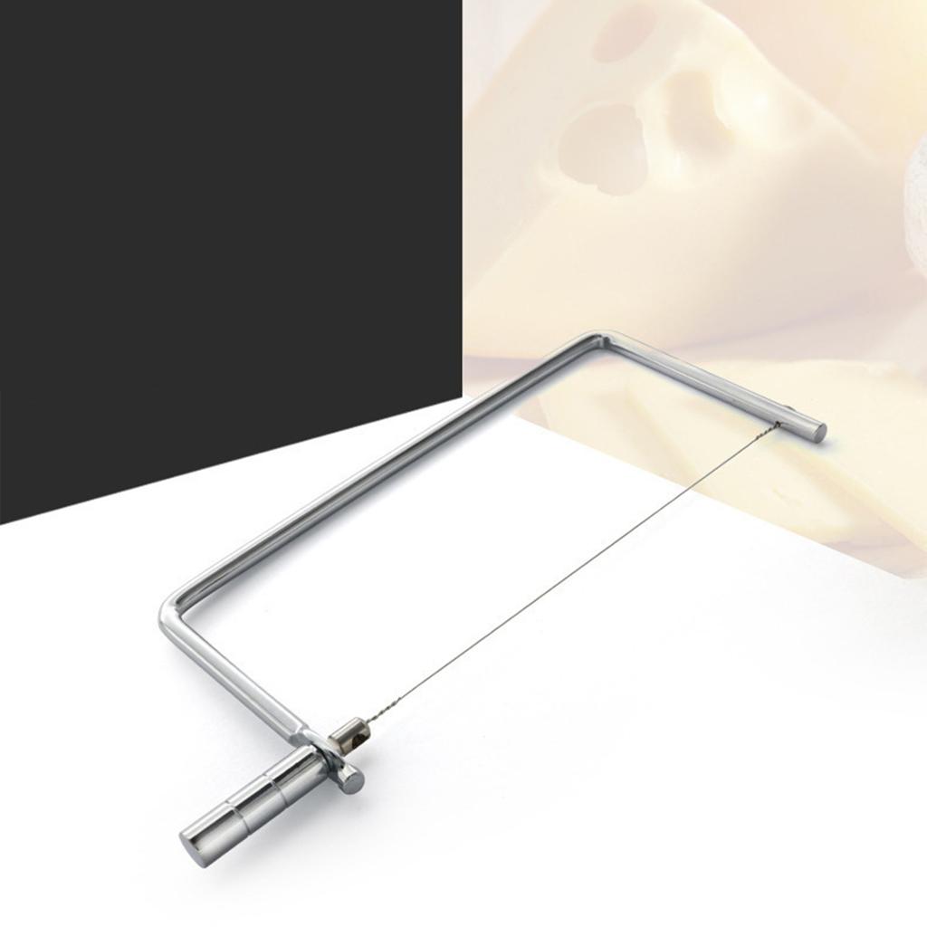 Edelstahl Käsehobel Schneider Schneiden Servieren zum Reinigen Käsehobel Draht für Küche Käsebrett Drahtschneider Schneider