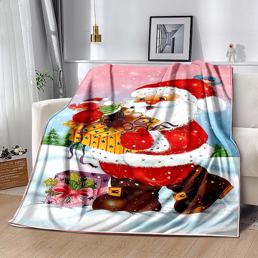 Christmas 31 Blanket Soft & Cozy Great for Office Picnics Seaside All-Season Use Modern Perfect Gift for Relatives and Friends