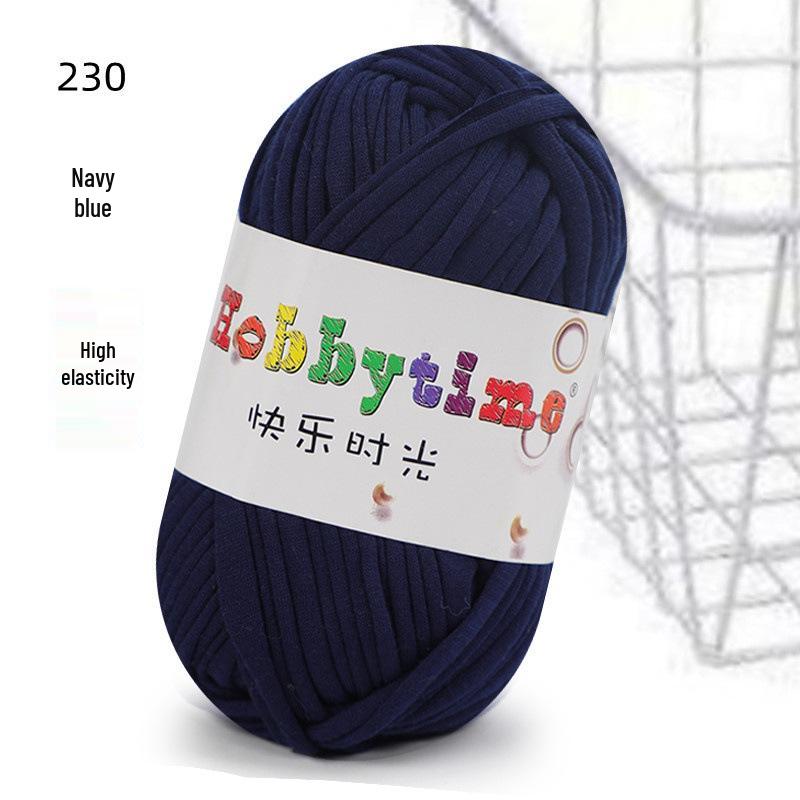 Cloth Strip Yarn DIY Crochet Kit: Handmade Bag, Knitting Material for Cushions, Carpets, and Dolls