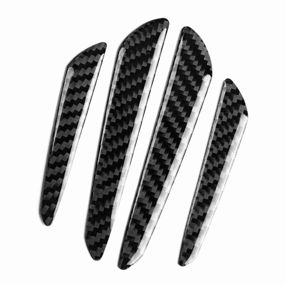4pcs Anti-Scratch Bumper Guards Carbon Fiber Door Edge Guard Universal Car Door Protector  Auto Door