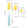 Silicone Brush Head Electric Bottle Brush 360 Degree Rotation Baby Bottle Brush  Kitchen Use