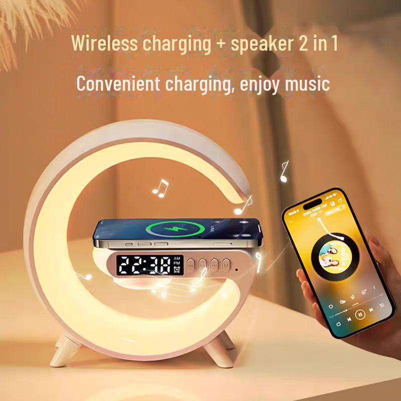 

«Беспроводная Bluetooth-колонка Atmosphere Night Light G63 — объемный звук, многофункциональная домашняя колонка»
