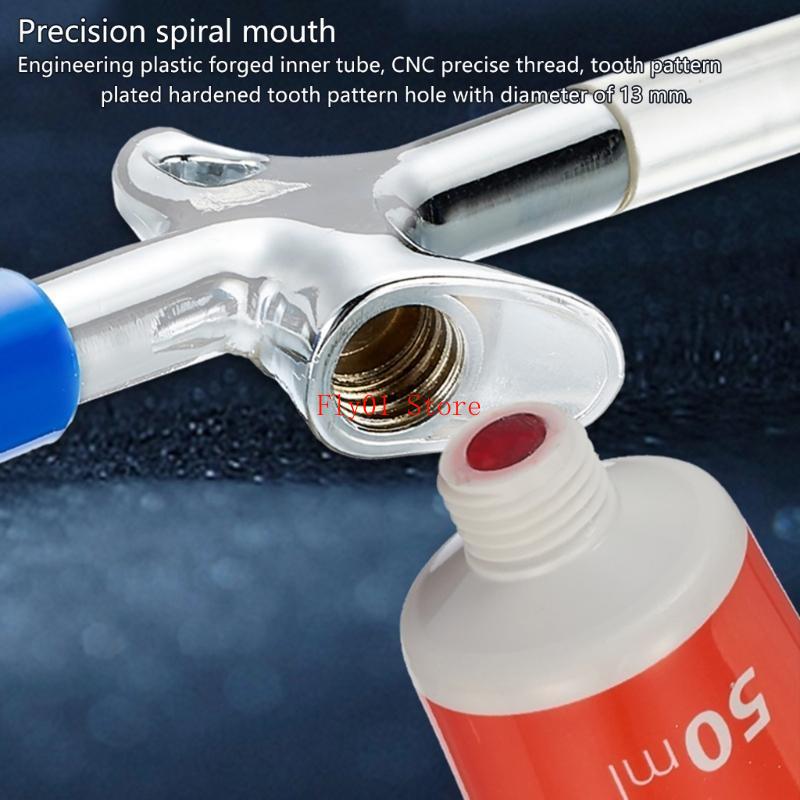 Plastic & Metal Grease Injector Applicator Tool Suitable for Easy Bicycles Bearing Maintenance Smooth Cycling Experience