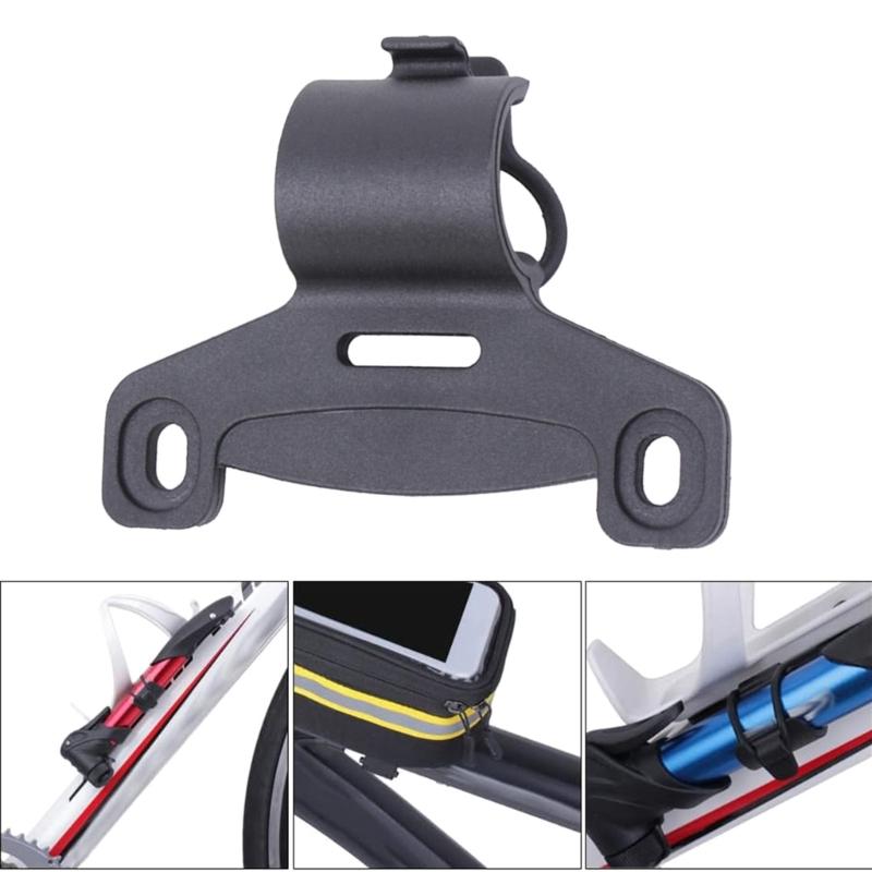 Plastic Bicycles Pump Holder Fixed Clip Bracket Bike Air Pumps Frame for Mountain Bikes, Road Bikes, Outdoor Cycling