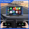 7Inch Car Capacitive Touch Navigation Screen Wireless Carplay And Android Auto Car Portable Player With AHD Camera,A Accessories