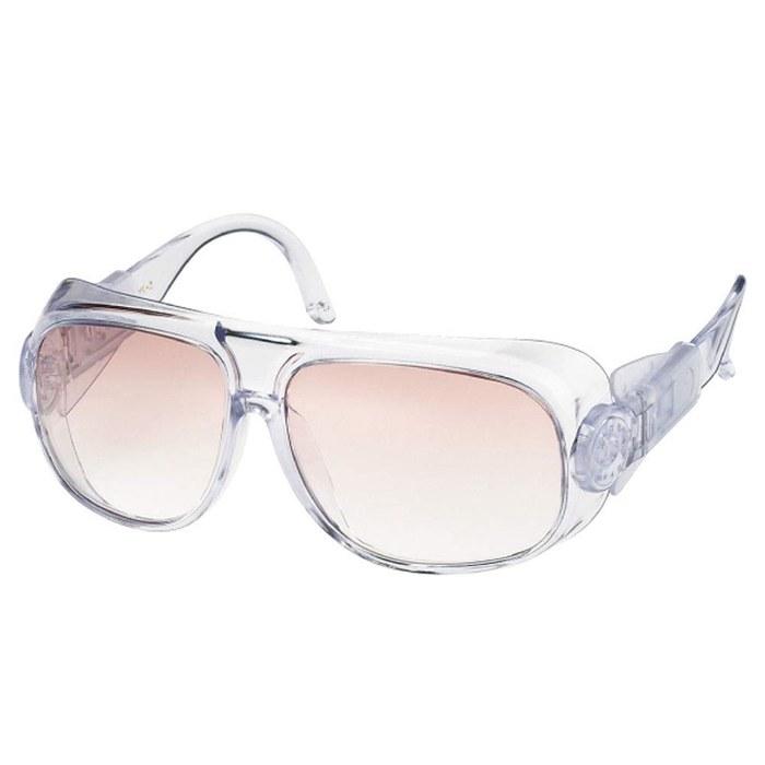 SWANS Assist Glasses YK-2 CLA/BRH Clear/Brown Half Pollen, PM2.5, Dust & Splash Protection, Large Size
