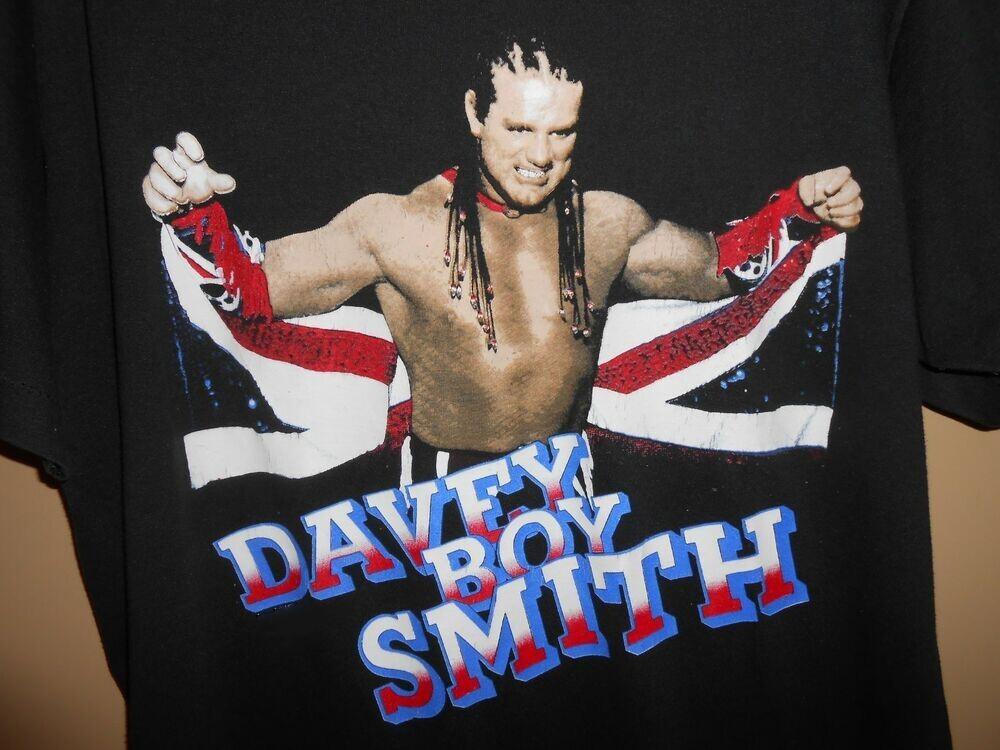 British Bulldog Davey Boy Smith Cotton Black Men S234XL TShirt FN241 Unisex T-Shirt XL
