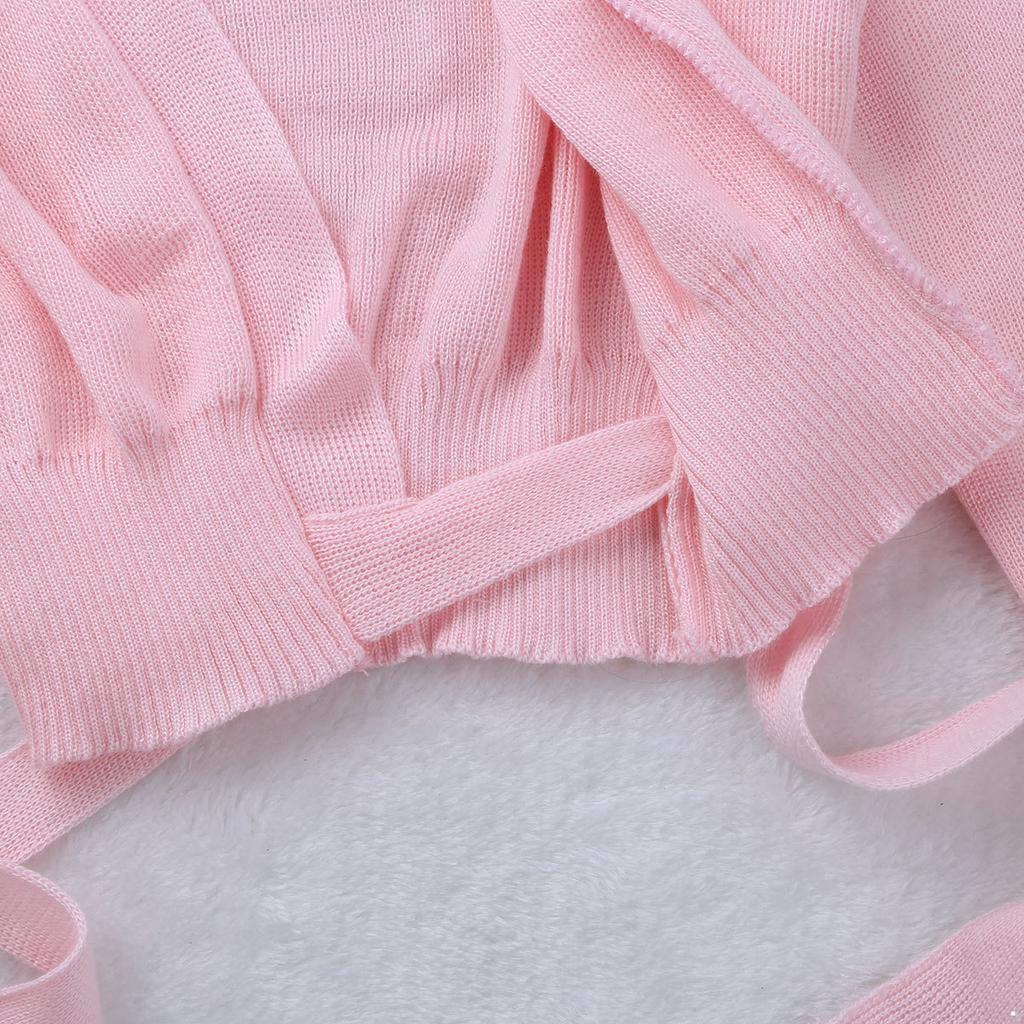 Children Ballet Jacket Wrap Kids Girls Classic Long Sleeve Knit Wrap Sweater Ballet Dance Cardigan