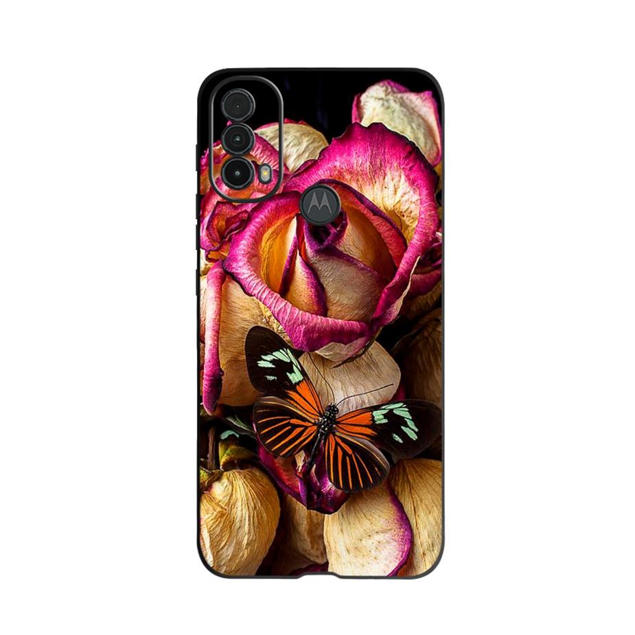 Cute Painted Cover For Motorola Moto E30 E40 Case Soft Silicone Fundas Phone Case For Motorola E30 Moto E40 E 30 40 Cover Bumper