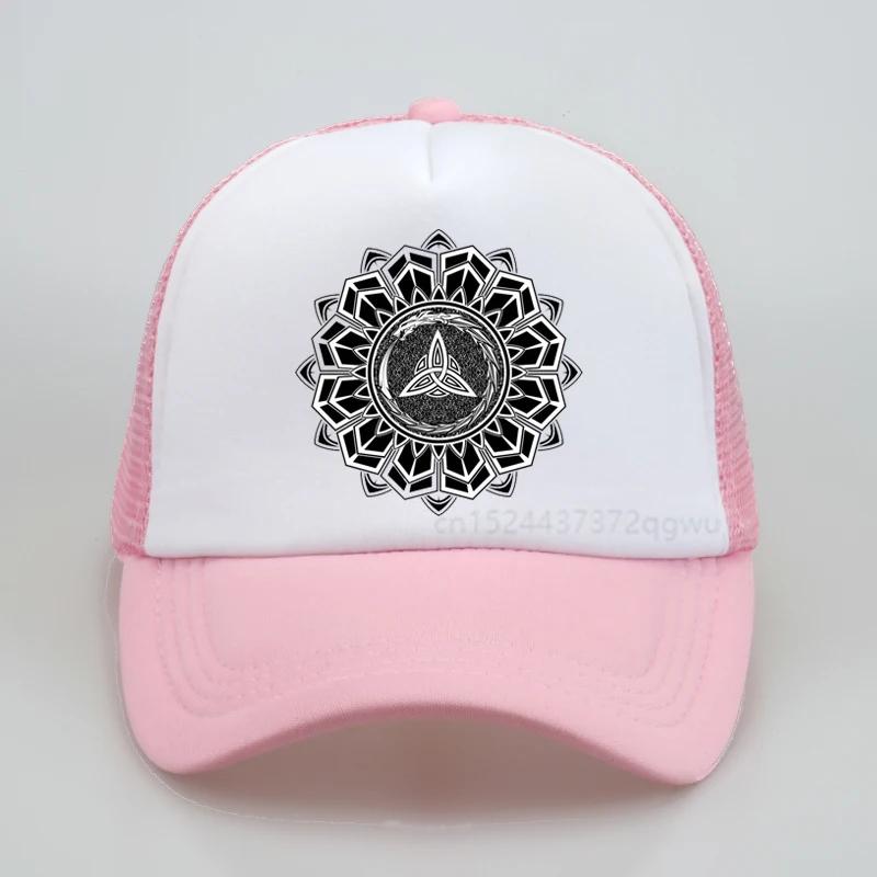 Viking OdinS Wolf Vantage Rune Rune Baseball Cap Celtic Knot Art Norse hip hop cap fashion summer Unisex mesh snapback hats