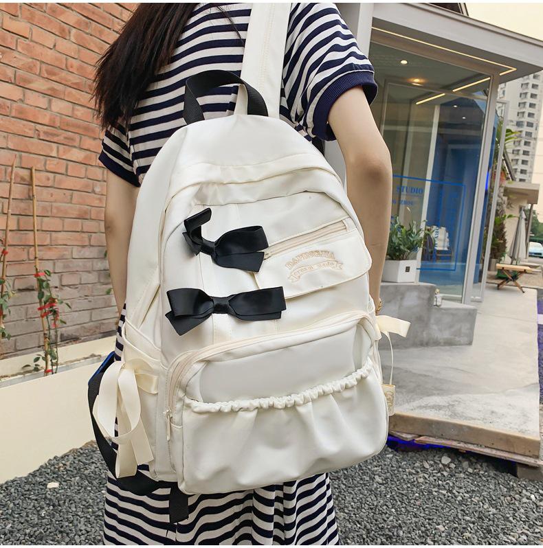 2023 Japanese School Backpack with Bow for Girls and College Students