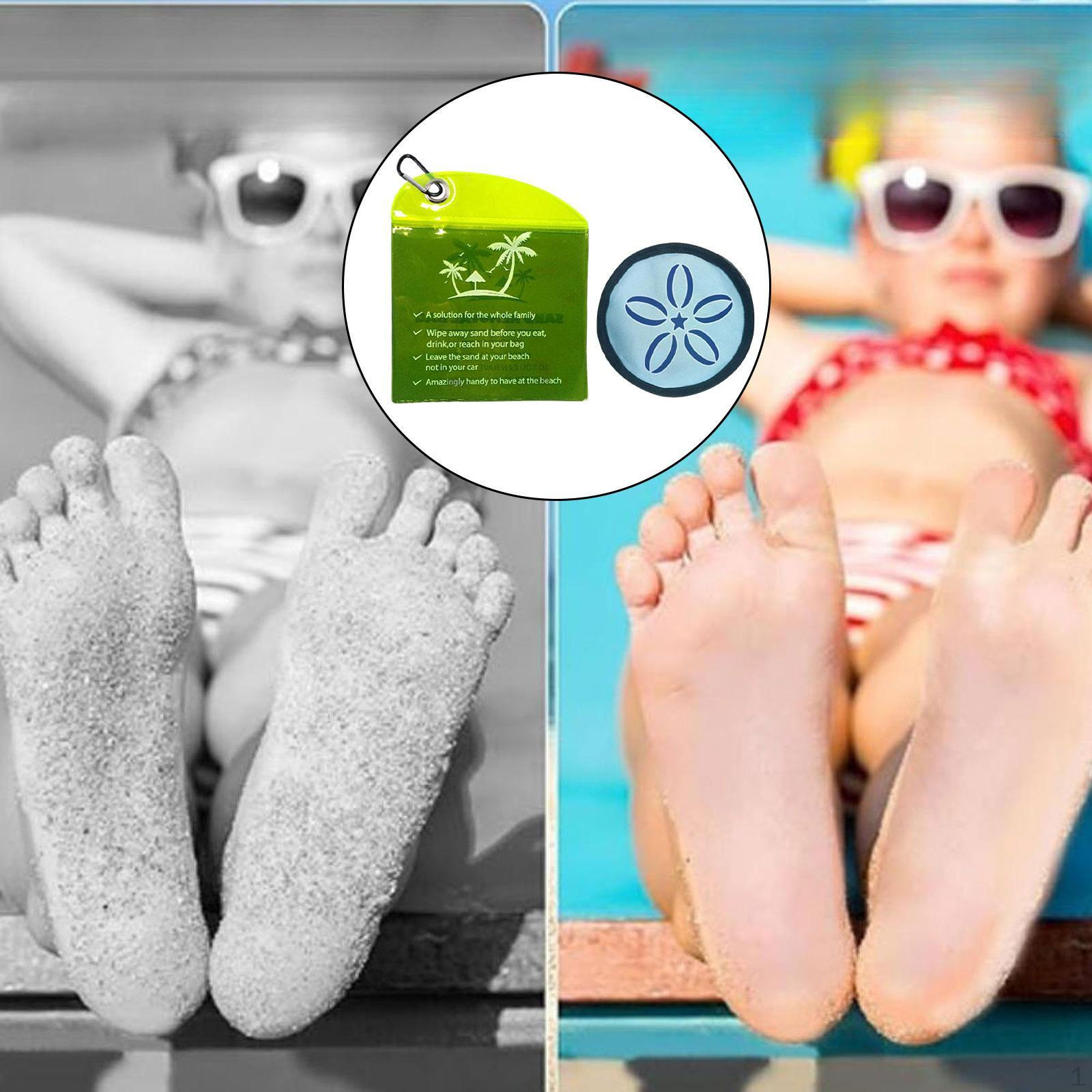 

Beach Sand Remover Eraser Hawaii Honeymoon Accessories,Beach Cleaner,Sand Wipe Off for светло-синий