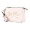 Coach Nolita 19 Classic Horse And Carriage Print Strapless Refined Pebble Leather Wristlet Handbag Small Women Handbag Off-white C4653-IMSQQ